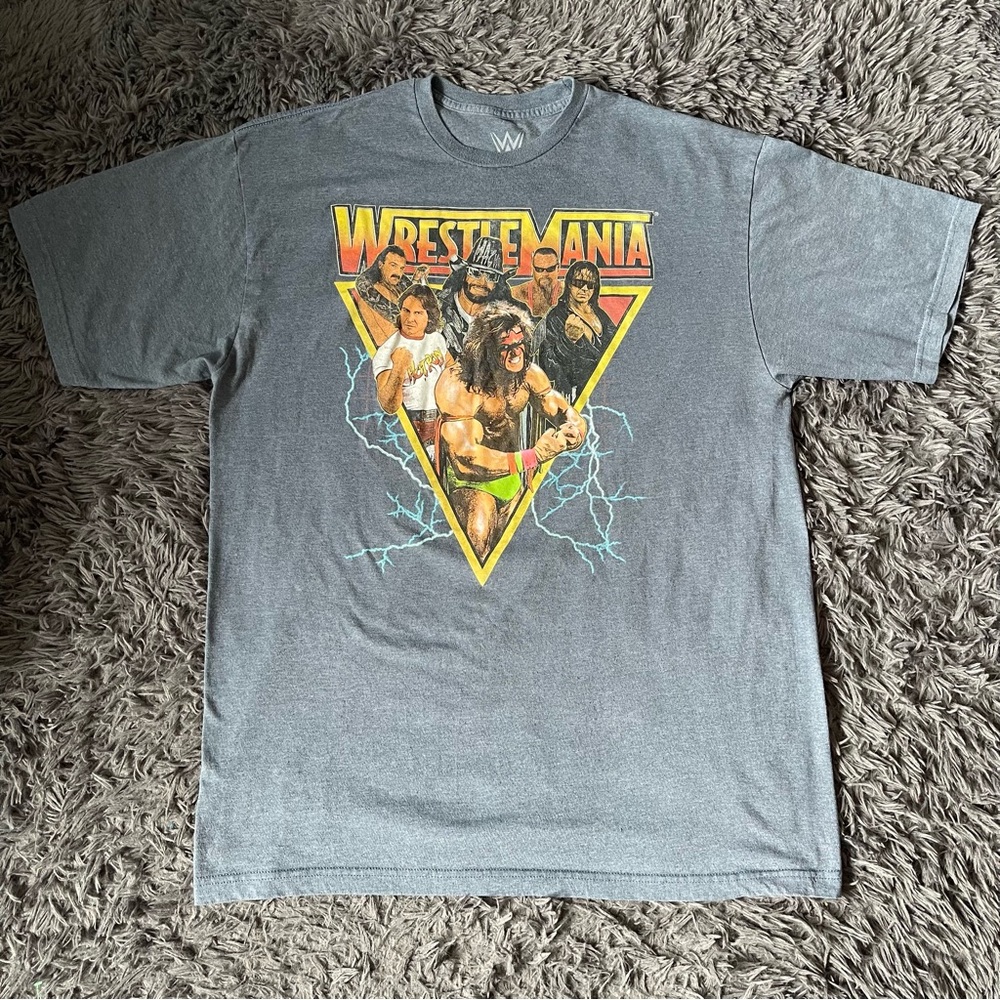 WrestleMania Graphic T-Shirt Wrestling Legends Retro